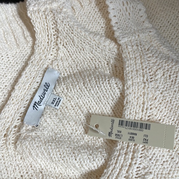 NWT: Madewell Crochet-Strap Sweater Tank - Picture 7 of 7